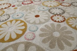 In & Outdoorteppich Beige Bunt
