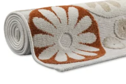 In & Outdoorteppich Beige Bunt