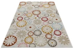 In & Outdoorteppich Beige Bunt