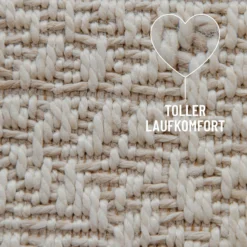 In- & Outdoor Teppich Beige "Layo" WECONhome