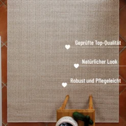 In- & Outdoor Teppich Beige 