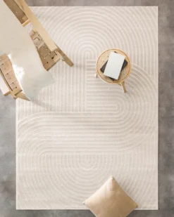 In- & Outdoor Teppich Creme Beige 