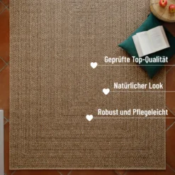 In- & Outdoor Teppich Natur 