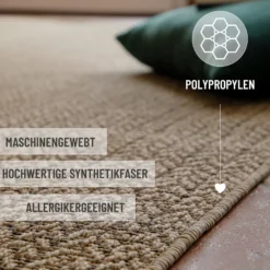 In- & Outdoor Teppich Natur 