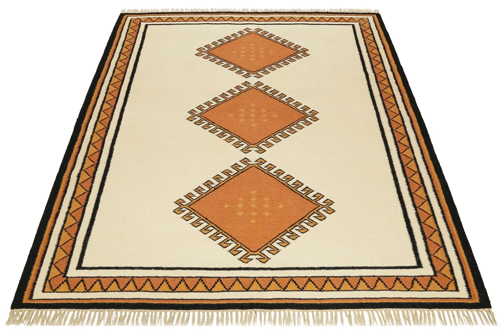 Kelim Teppich Beige Terrakotta "Afoud" WECONhome