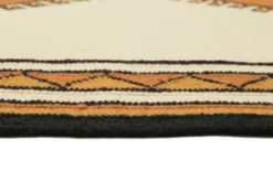 Kelim Teppich Beige Terrakotta