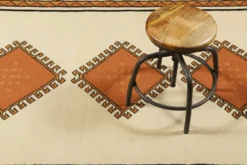 Kelim Teppich Beige Terrakotta