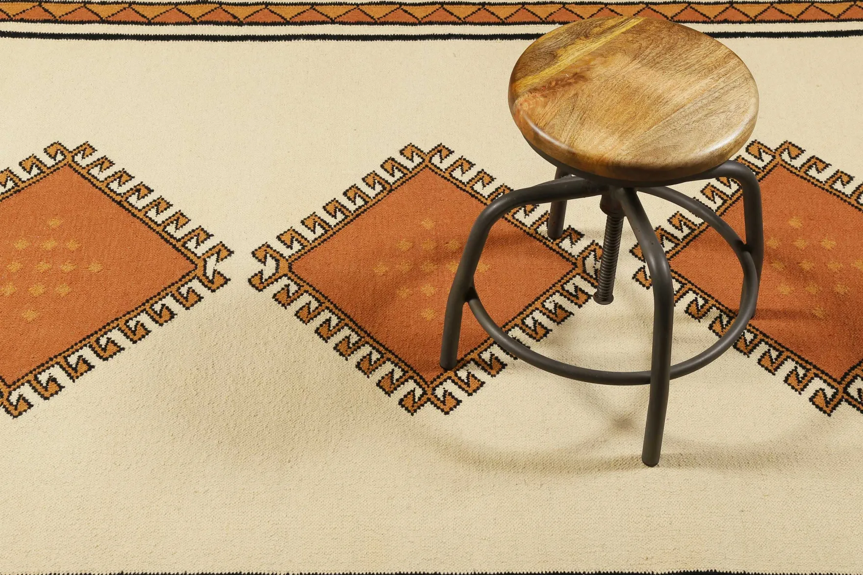 Kelim Teppich Beige Terrakotta "Afoud" WECONhome