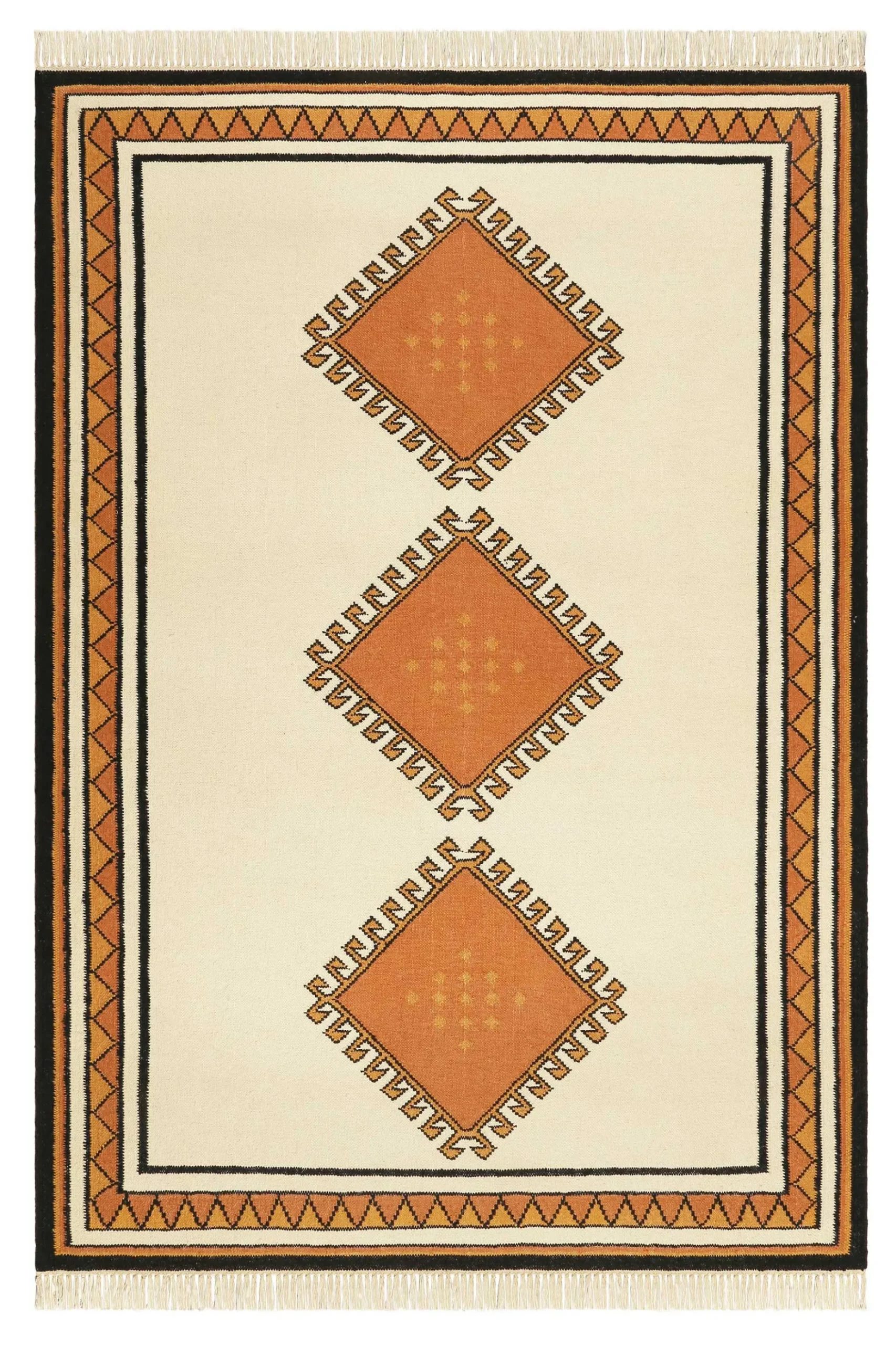 Kelim Teppich Beige Terrakotta "Afoud" WECONhome