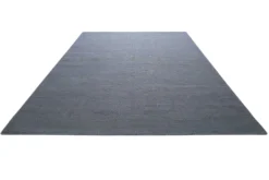 Kelim Teppich Blau Grau aus Baumwolle 