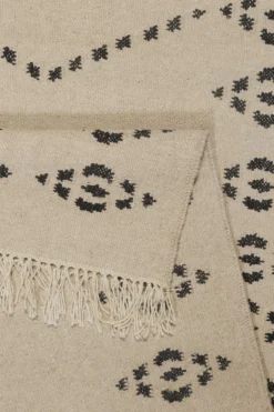 Kelim Teppich Creme Beige aus Wolle "Belmont" Green Looop