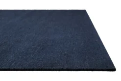 Kelim Teppich Dunkelblau aus Wolle 