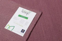 Kelim Teppich Flieder Rot aus Baumwolle 