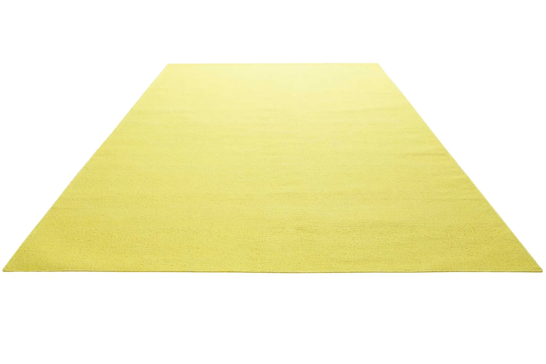 Kelim Teppich Gelb aus Baumwolle "Nizza" Green Looop