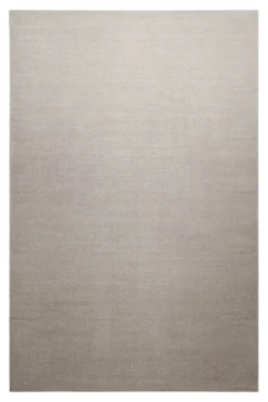 Kelim Teppich Grau Beige aus Wolle 