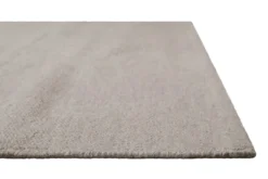 Kelim Teppich Grau Beige aus Wolle 