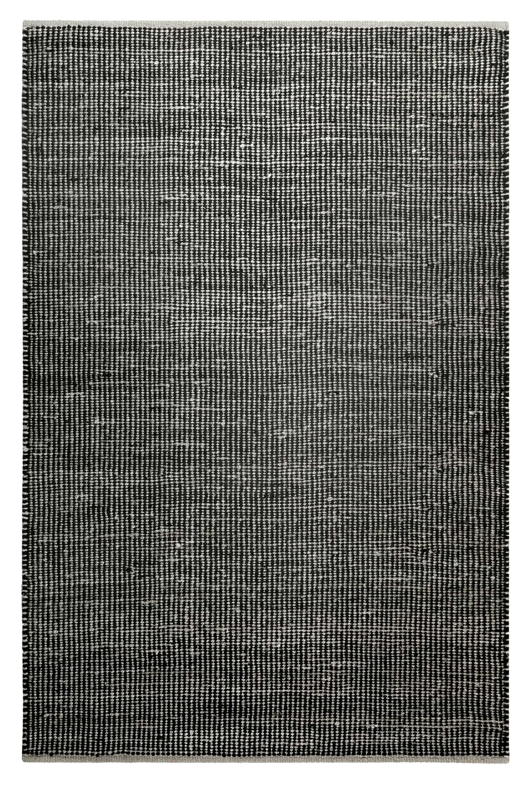 Kelim Teppich Grau Schwarz aus Jute & Wolle "Toulouse" Green Looop