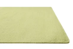 Kelim Teppich Grün aus Baumwolle 