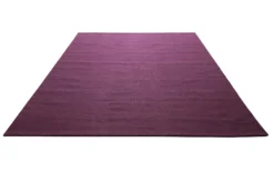 Kelim Teppich Lila Violett aus Wolle "Perpignan" Green Looop