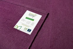 Kelim Teppich Lila Violett aus Wolle 