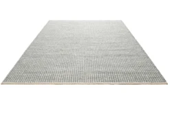 Kelim Teppich Mintgrün Beige aus Jute & Wolle
