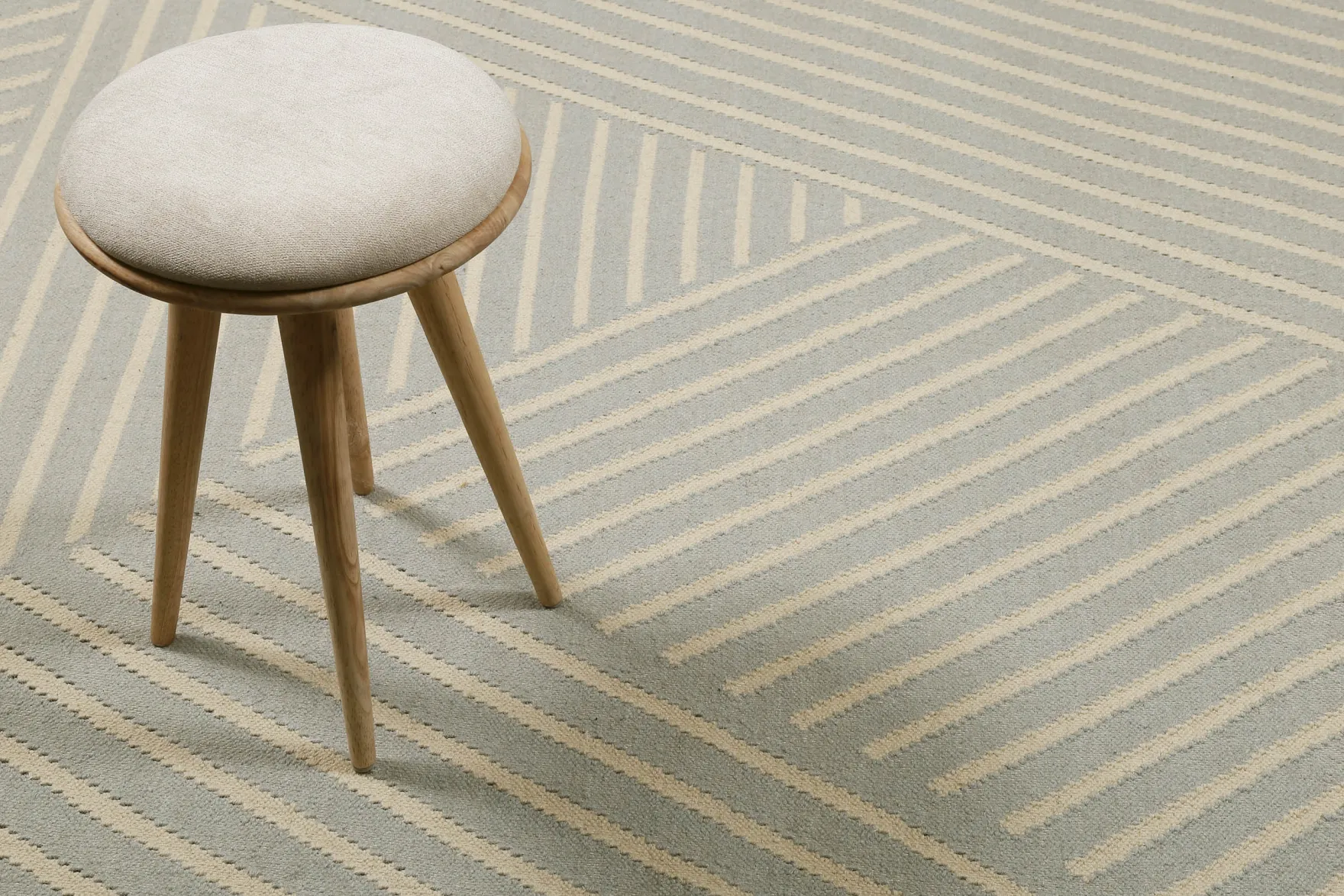Kelim Teppich Pastell Grau "Modern Pop" WECONhome