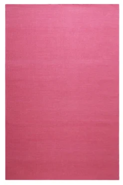 Kelim Teppich Pink aus Baumwolle "Nizza" Green Looop