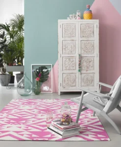 Kelim Teppich Pink Beige "Pink Mellow" Accessorize