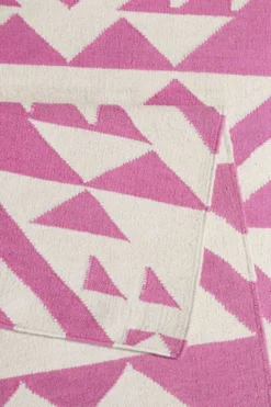 Kelim Teppich Pink Beige