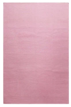 Kelim Teppich Rosa aus Baumwolle 