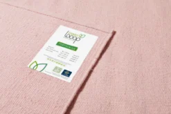 Kelim Teppich Rosa aus Wolle "Perpignan" Green Looop