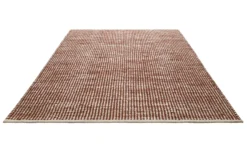Kelim Teppich Rotbraun Beige aus Jute & Wolle "Toulouse" Green Looop