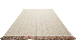 Kinderteppich aus Schurwolle Beige Bunt