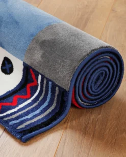 Kinderteppich Blau 
