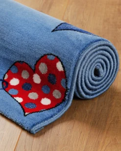 Kinderteppich Blau 