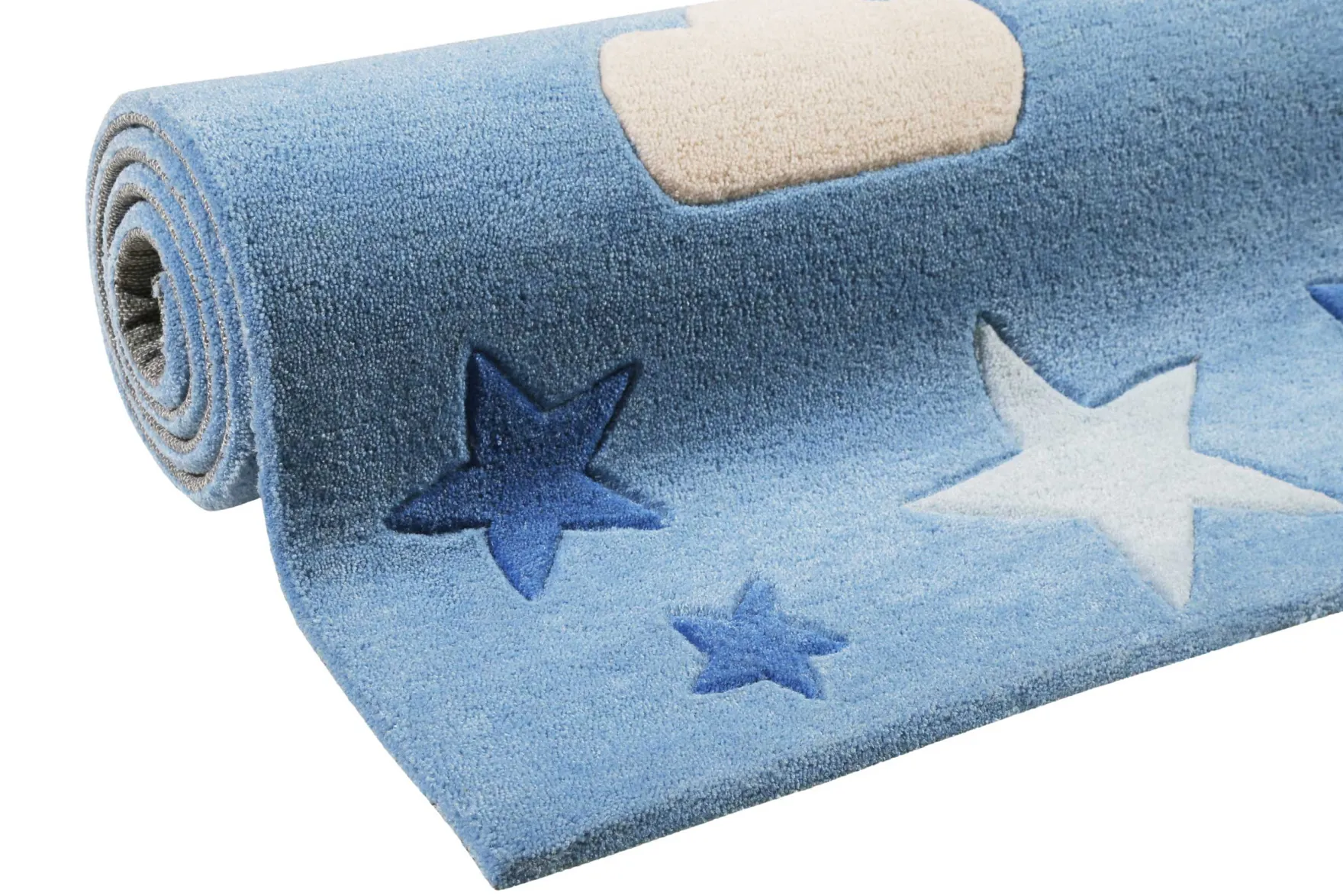 Kinderteppich Blau "LaLeLU" Smart Kids
