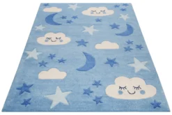 Kinderteppich Blau