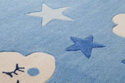 Kinderteppich Blau