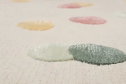 Kinderteppich Creme Bunt