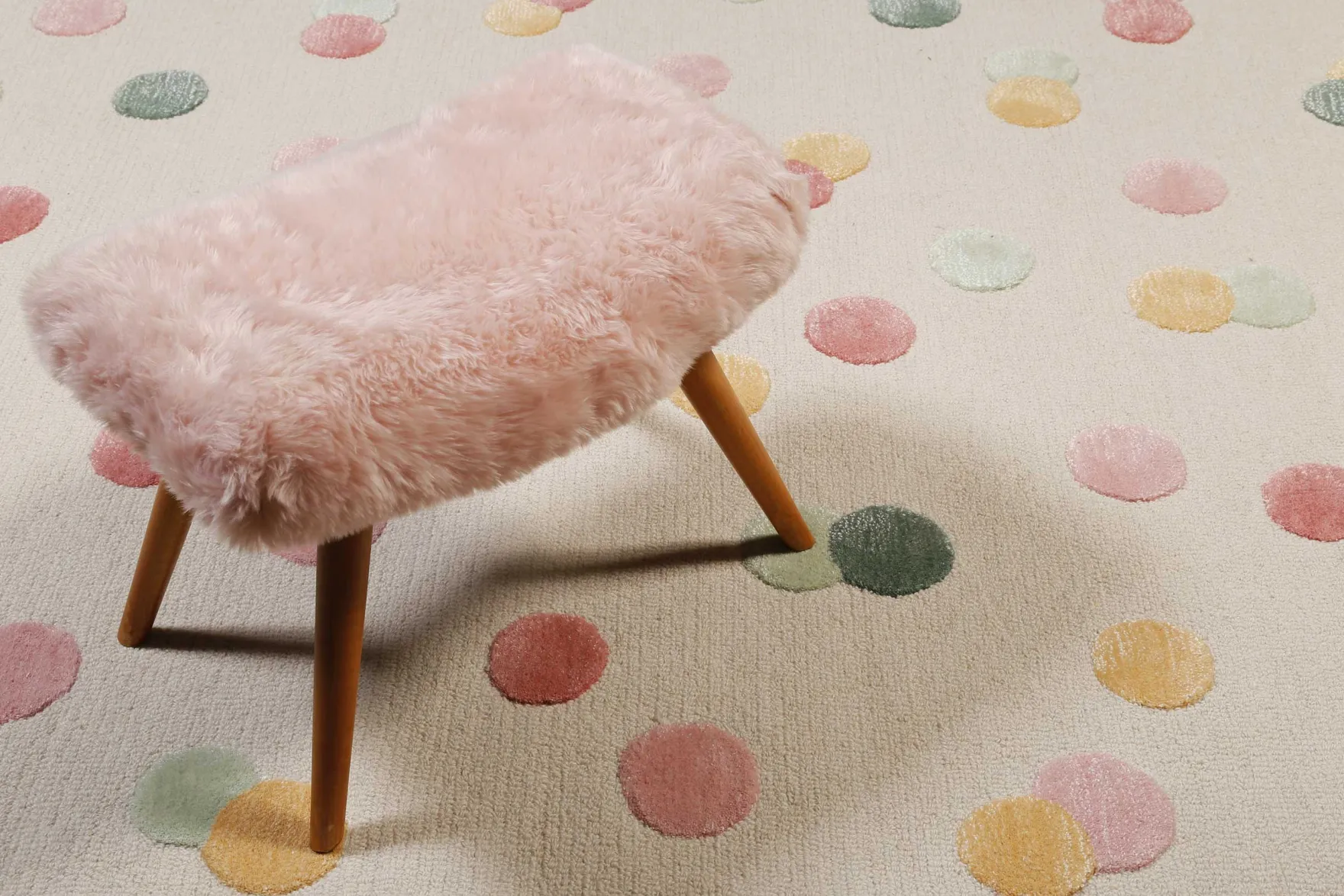 Kinderteppich Creme Bunt "Dana" Smart Kids