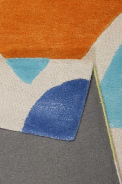 Kinderteppich Creme Bunt 