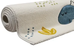Kinderteppich Creme Weiß 
