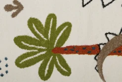 Kinderteppich Creme Weiß 