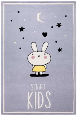 Kinderteppich Grau "Conny" Smart Kids