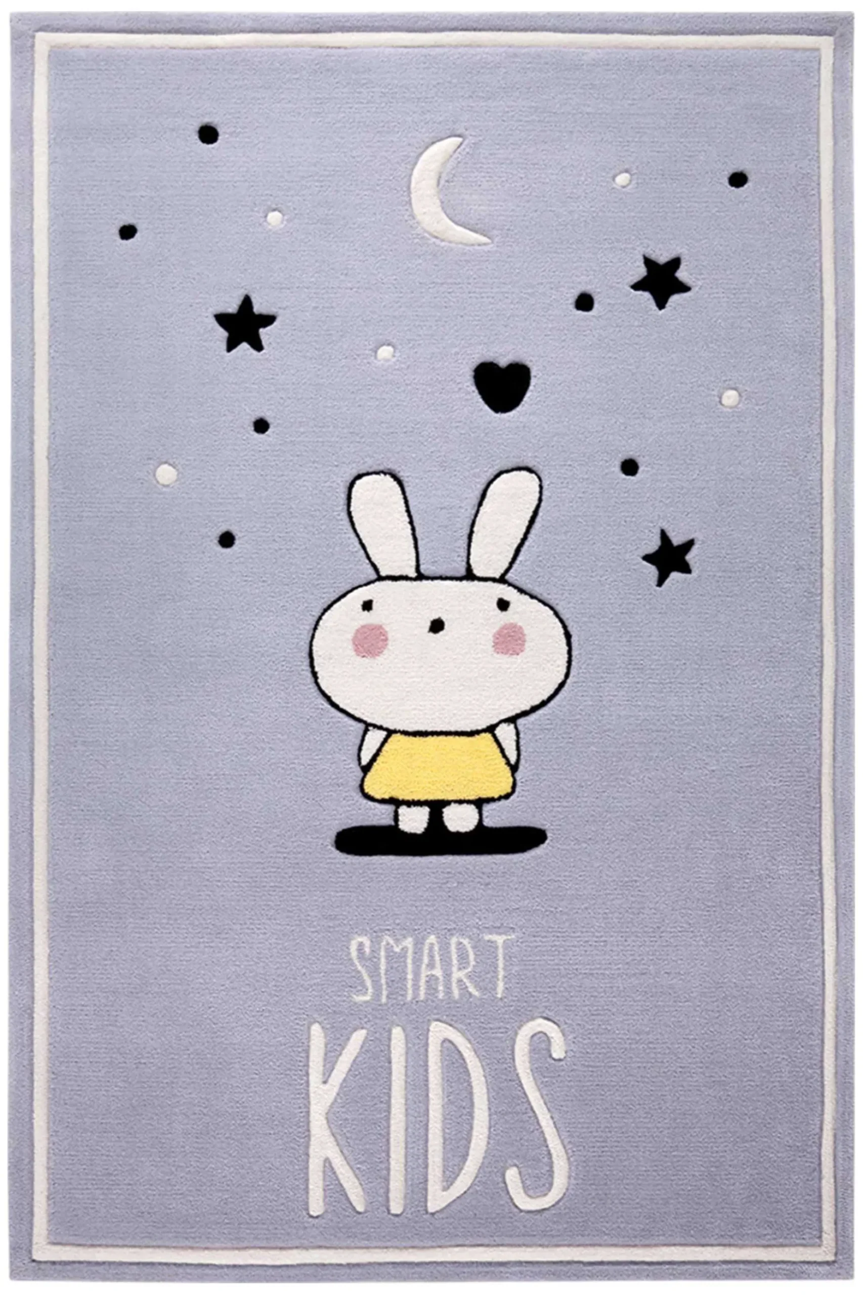 Kinderteppich Grau "Conny" Smart Kids