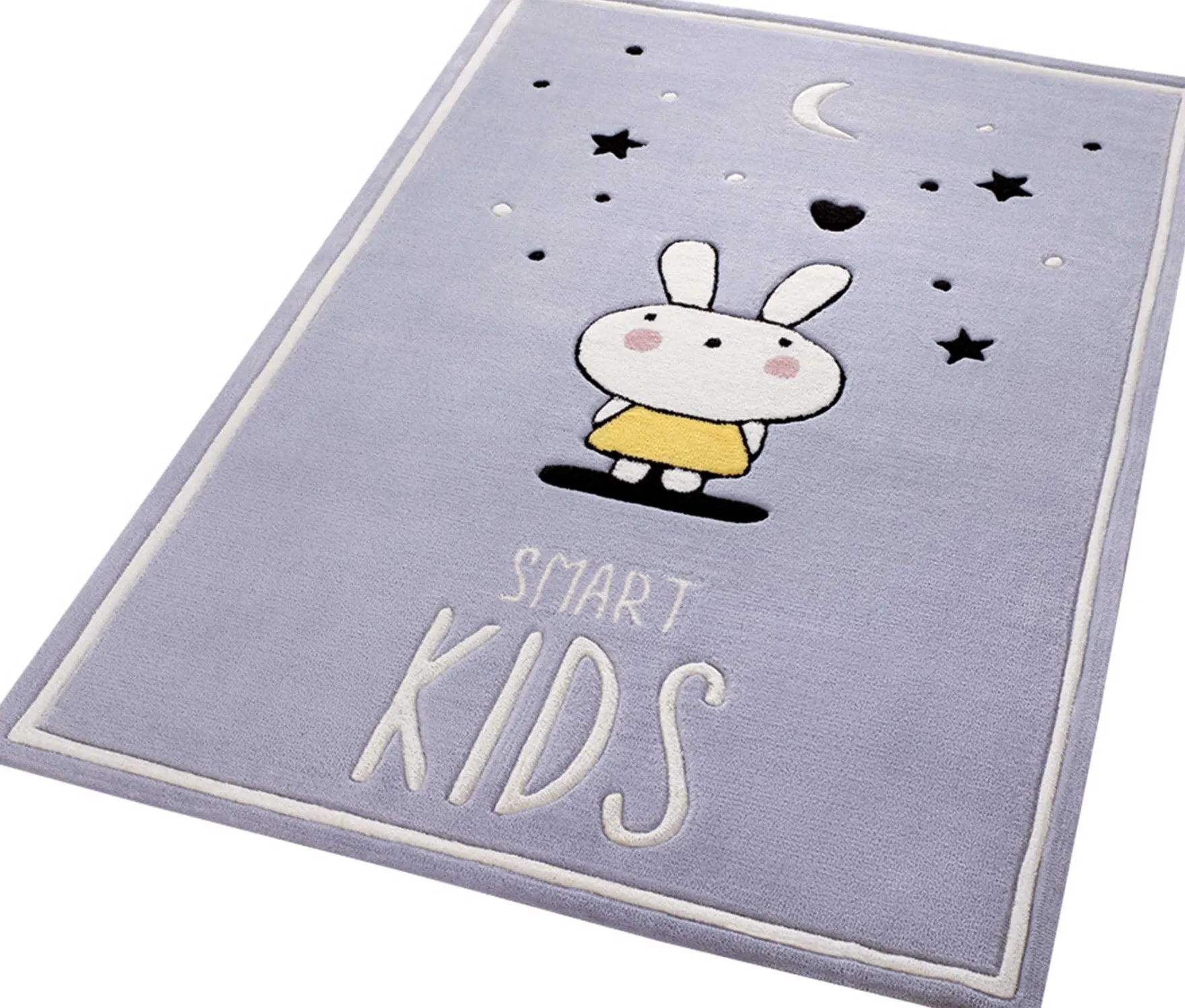 Kinderteppich Grau "Conny" Smart Kids