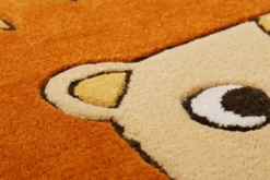 Kinderteppich Orange