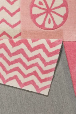 Kinderteppich Rosa