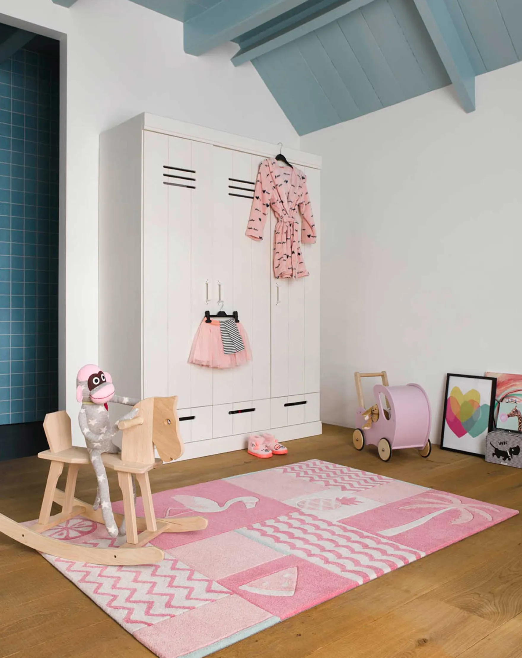 Kinderteppich Rosa "Fruity Flamingo" Smart Kids