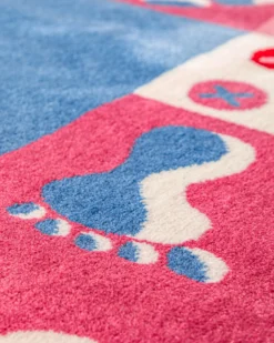 Kinderteppich Rosa "Hand&Feet" WECONhome